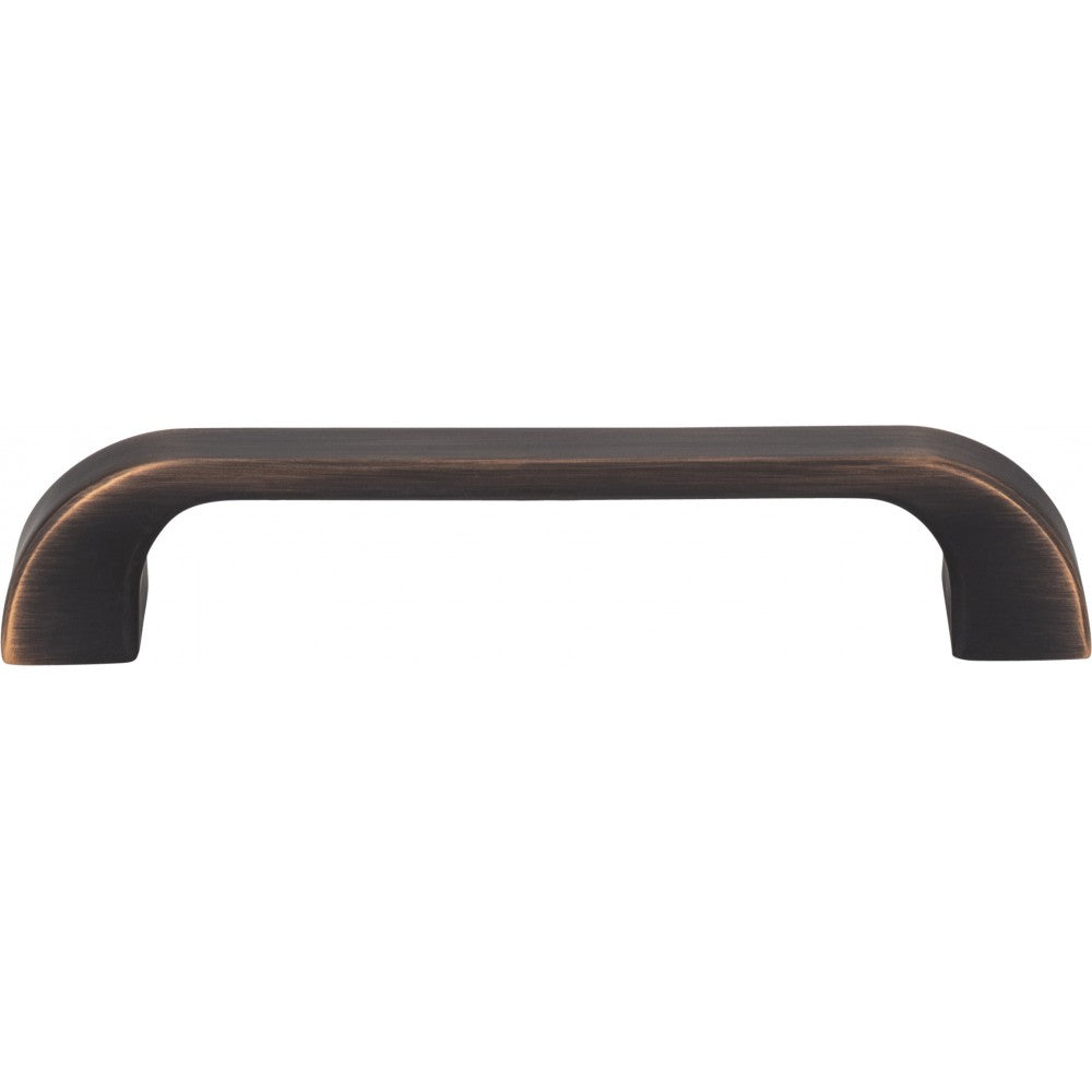 96 mm Center-to-Center Brushed Pewter Lenoir Cabinet Cup Pull