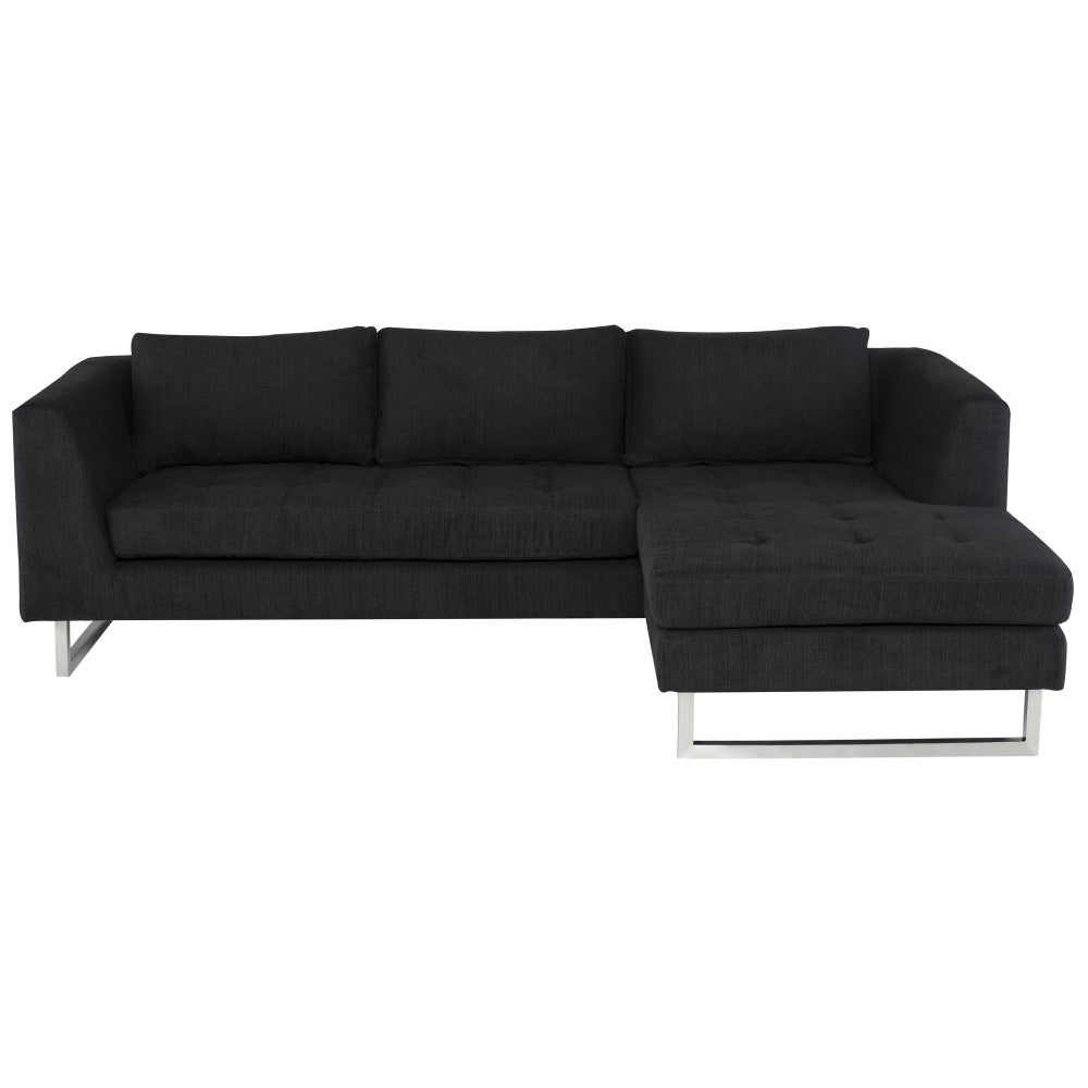 Matthew Coal Fabric Sectional Sofa, HGSC674