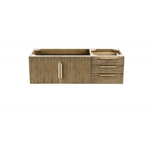 Mercer Island 48" Single Vanity, Latte Oak, Radiant Gold