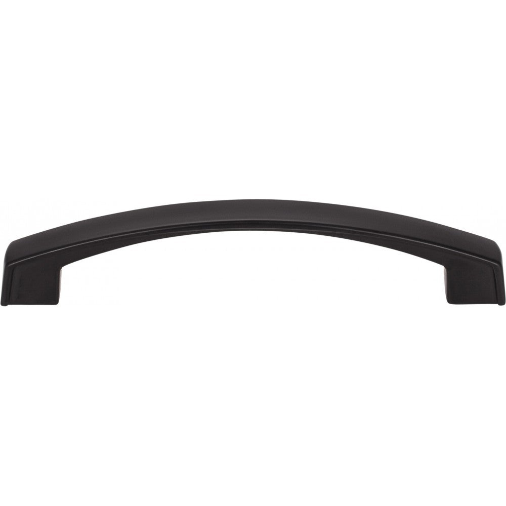 128 mm Center-to-Center Brushed Antique Brass Square Milan 1 Cabinet Pull