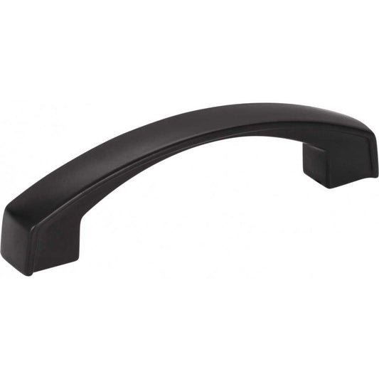 128 mm Center-to-Center Matte Black Alvar Cabinet Pull