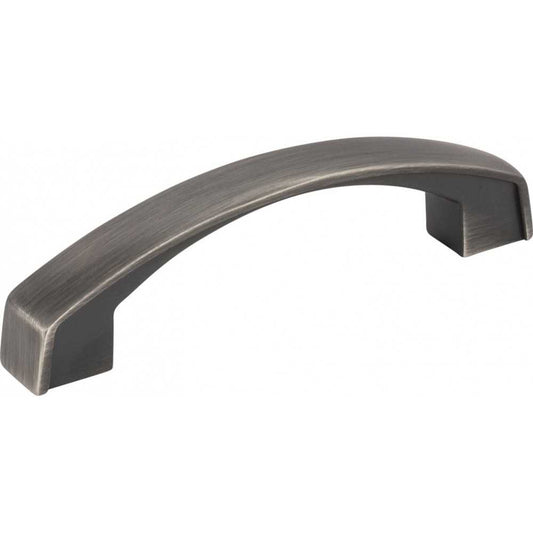 128 mm Center-to-Center Brushed Pewter Alvar Cabinet Pull