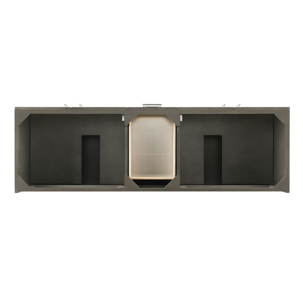 Metropolitan 72" Double Vanity, Silver Oak