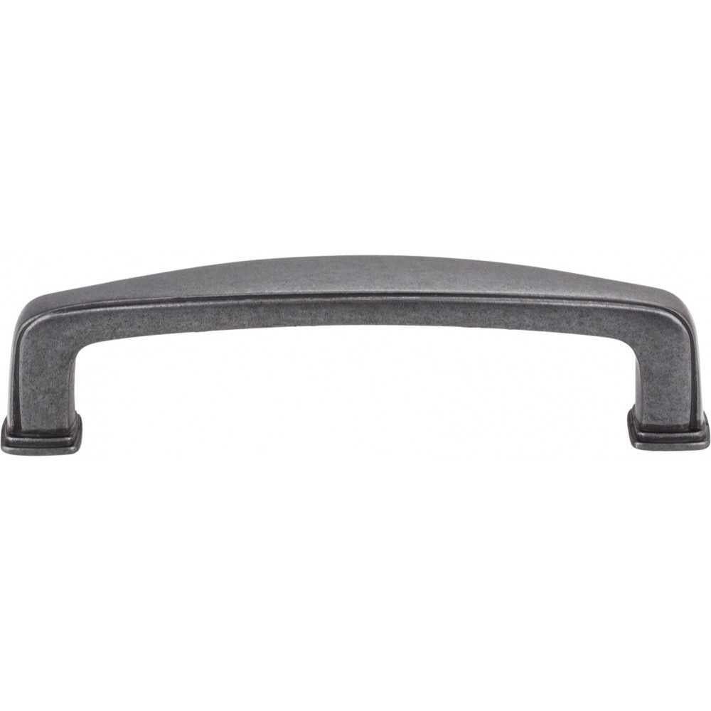 1-1/4" Overall Length Matte Black Square Annadale Cabinet Knob