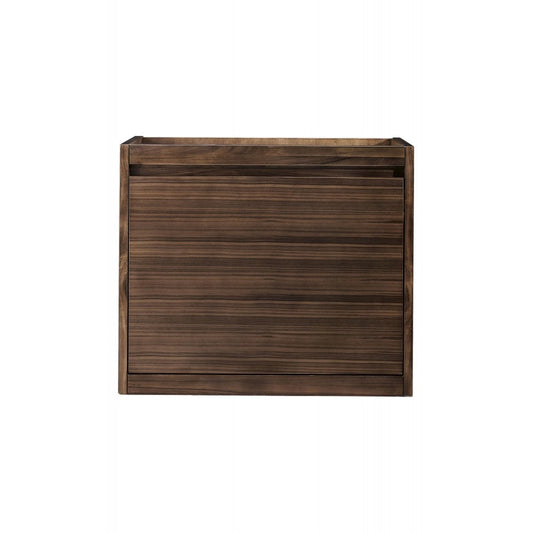 Milan 23.6" Single Vanity Cabinet, Mid Century Walnut