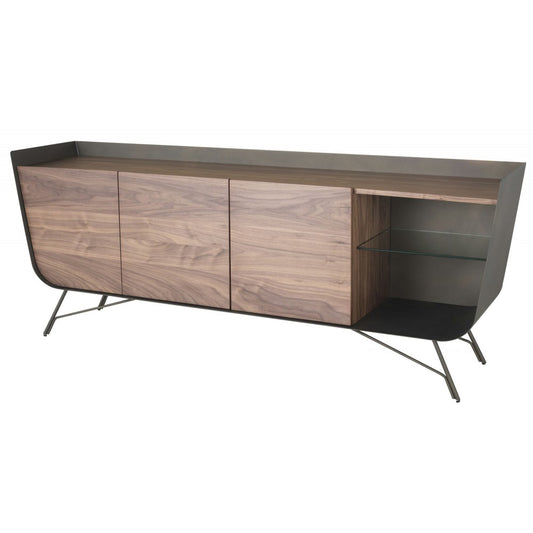 Noori Walnut Wood Sideboard Cabinet, HGNE114