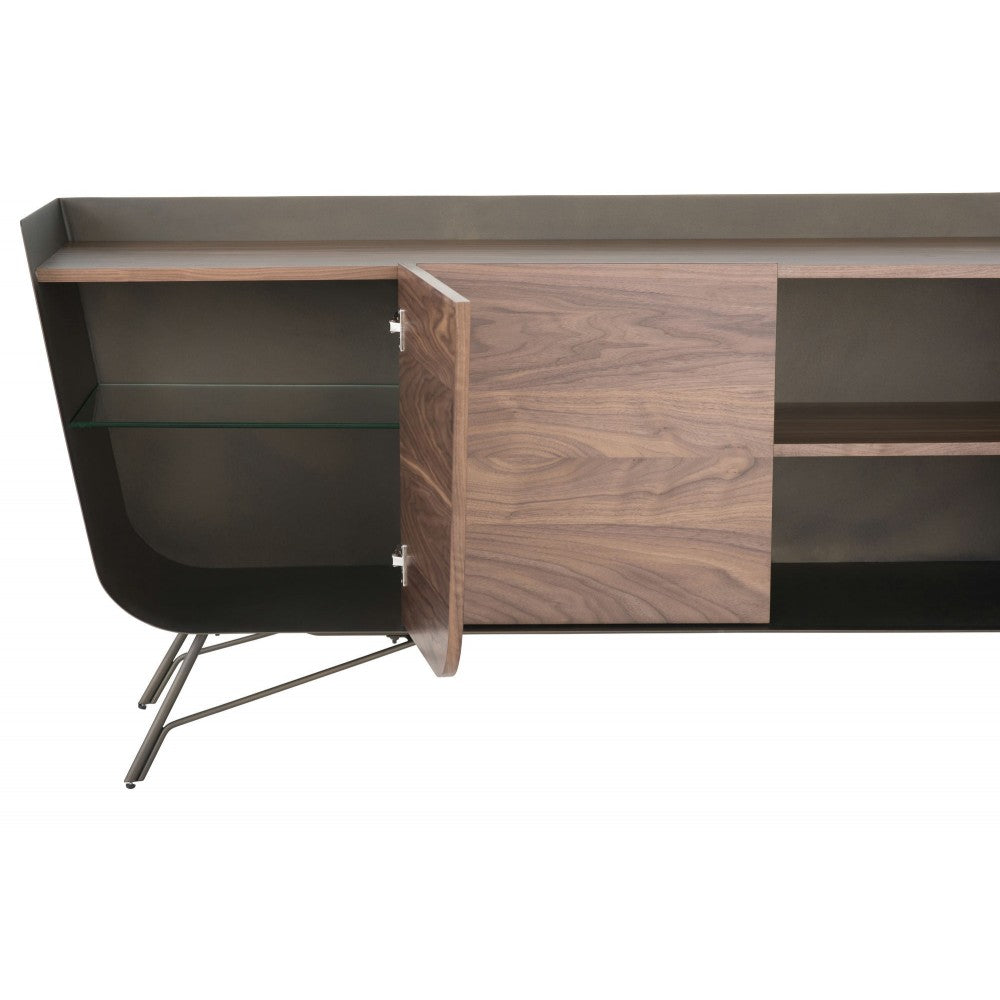 Noori Walnut Wood Sideboard Cabinet, HGNE114