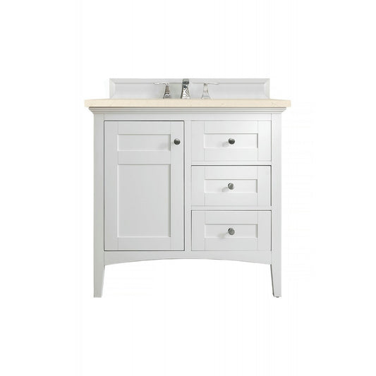 Palisades 36" Single Vanity, Bright White
