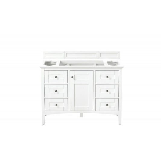 Palisades 48" Single Vanity, Bright  White