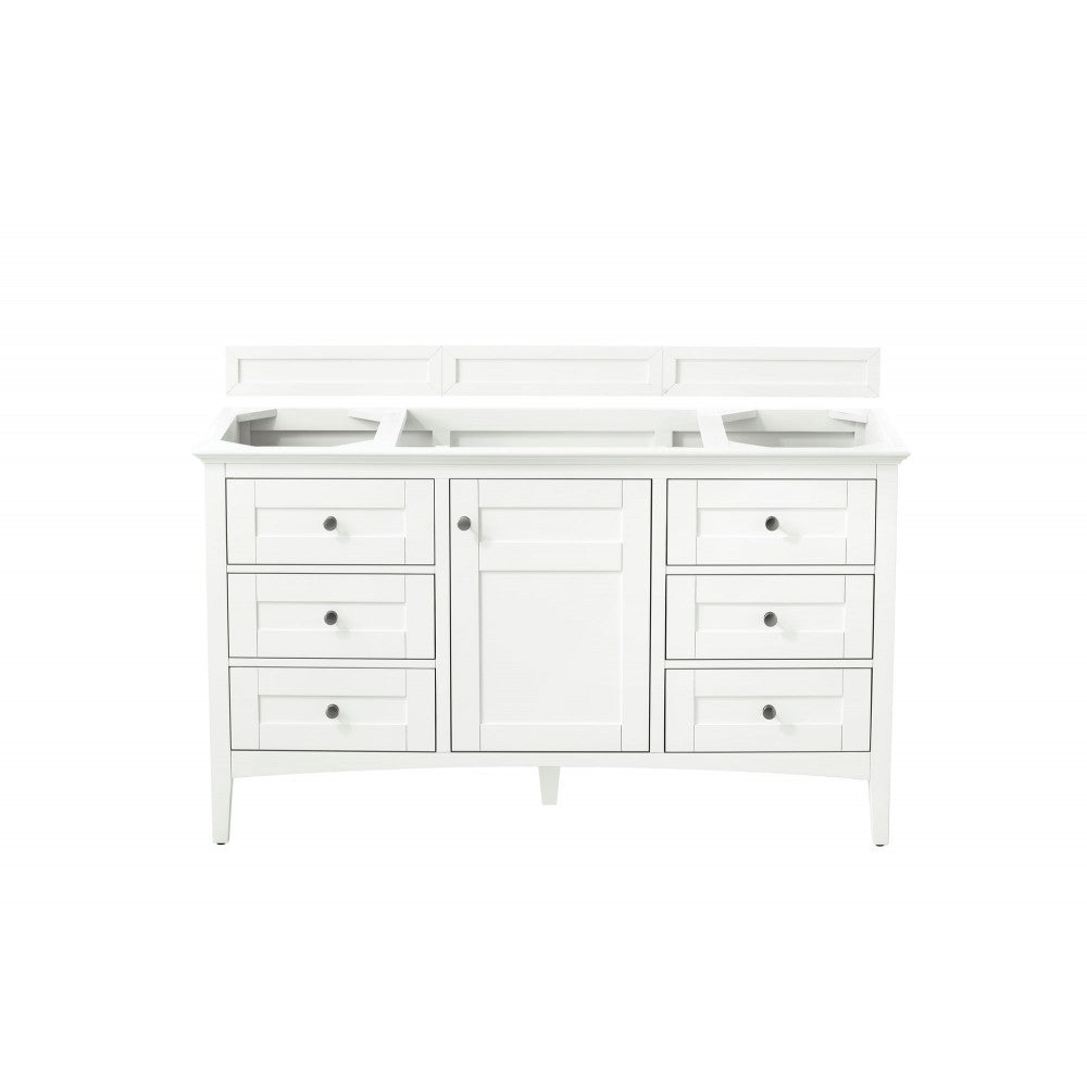 Palisades 60" Single Vanity, Bright White