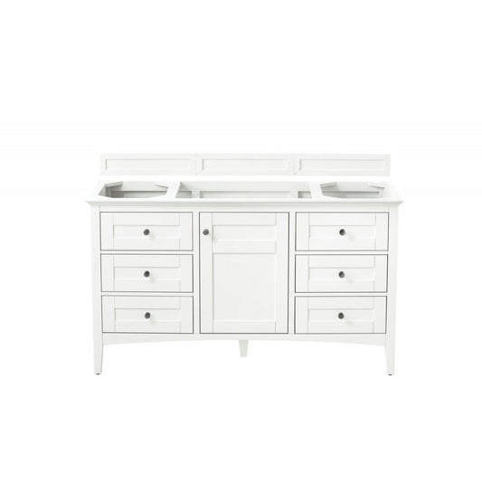 Palisades 60" Single Vanity, Bright White