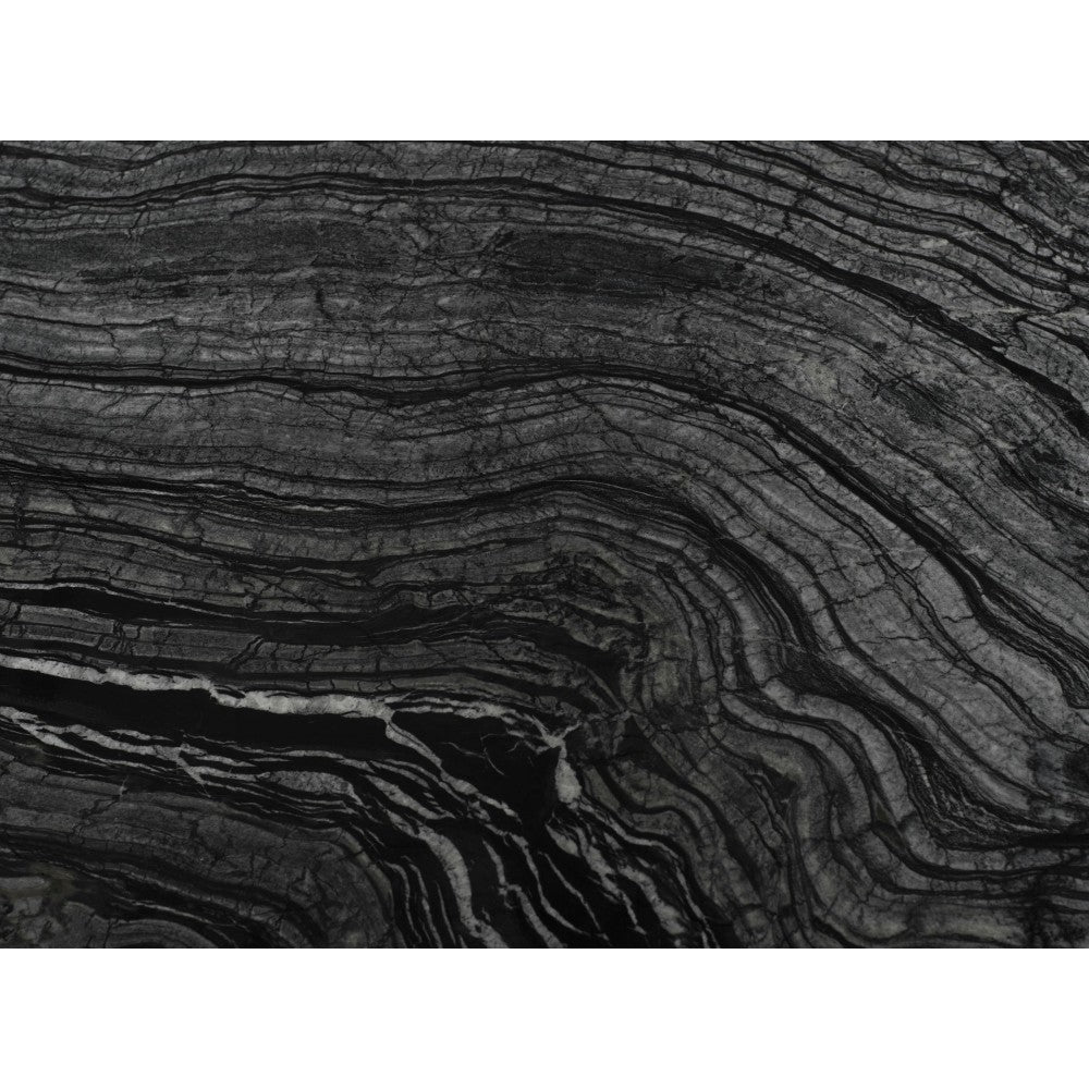 Pixie Black Wood Vein Stone Coffee Table, HGNA497