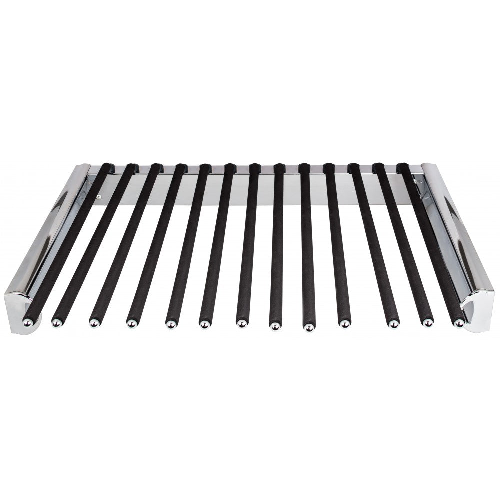 96 mm Center-to-Center Polished Chrome Hayworth Cabinet Bar Pull