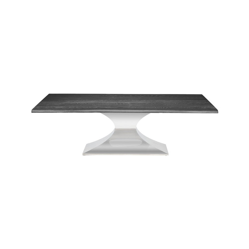 Praetorian Oxidized Gray Wood Dining Table, HGSX231