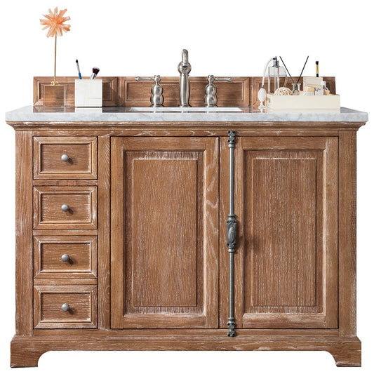 Providence 48" Single Vanity Driftwood w/ 3 CM Eternal Jasmine Pearl Quartz Top