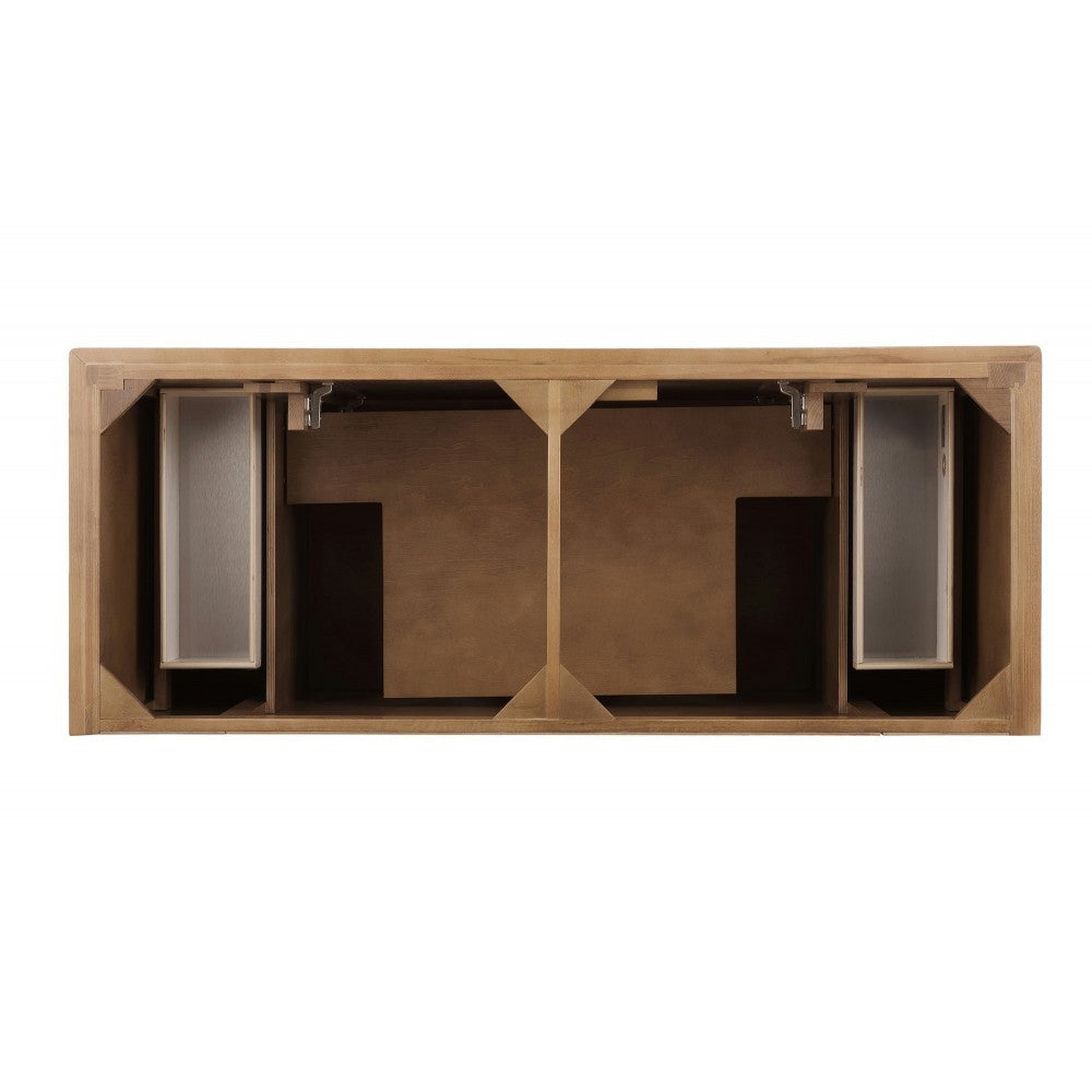 Providence 60" Double Vanity Cabinet, Driftwood
