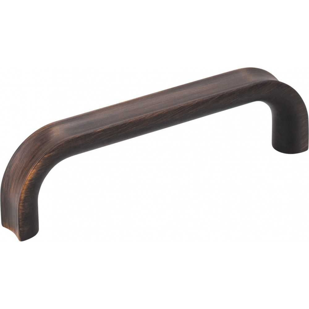 128 mm Center-to-Center Antique Brushed Satin Brass Barrel Bremen 2 Cabinet Pull