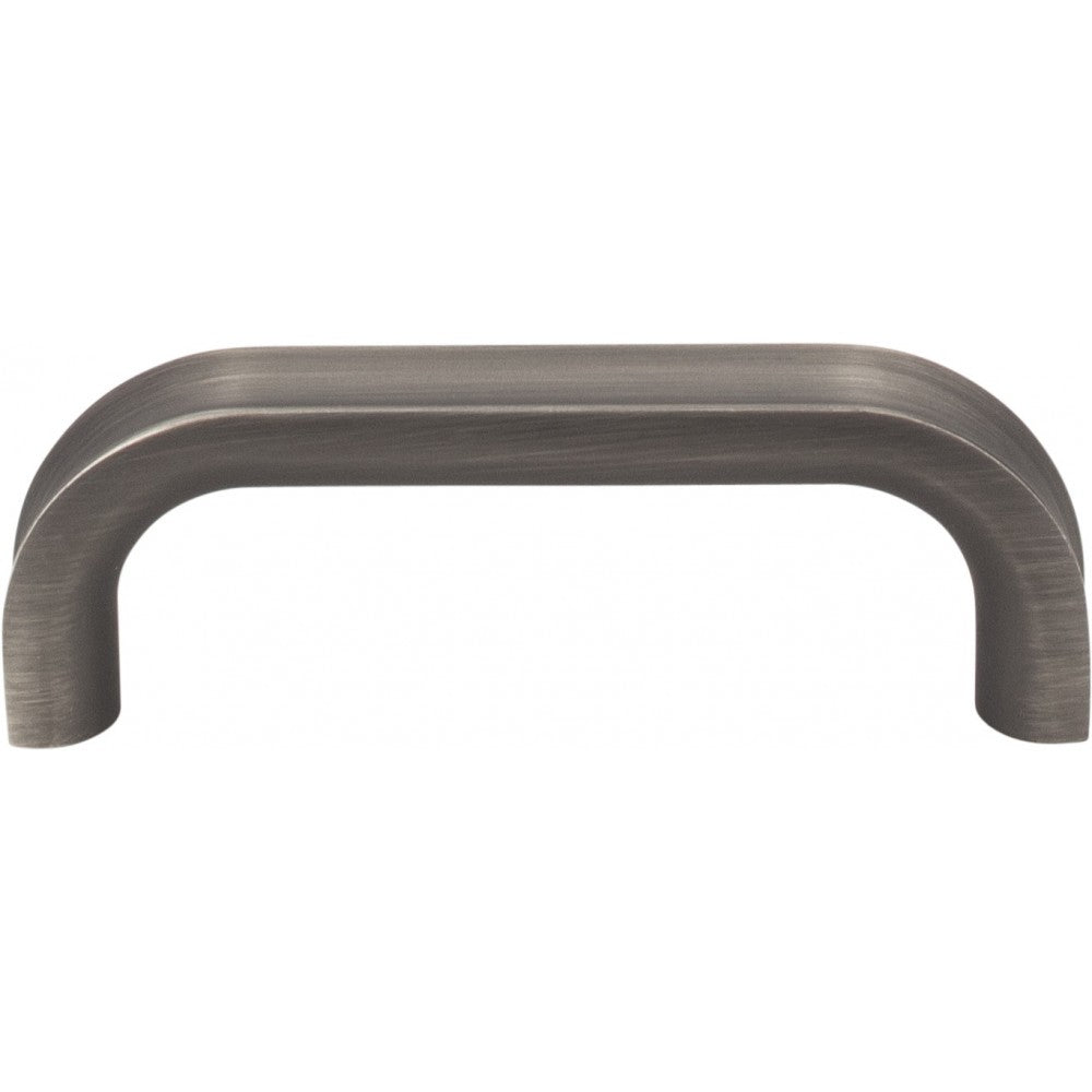 12" Center-to-Center Brushed Pewter Duval Vertical Appliance Handle