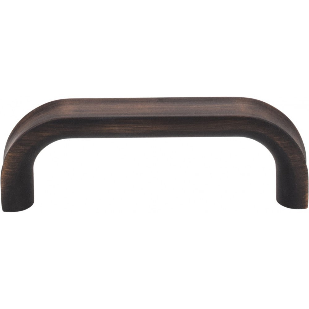 96 mm Center-to-Center Satin Nickel Square Geometric Pattern Aberdeen Cabinet Cup Pull