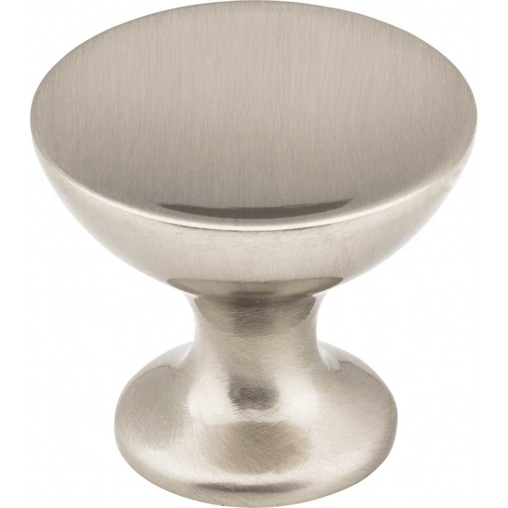 1-3/8" Overall Length Brushed Pewter Square Audrey Cabinet Knob
