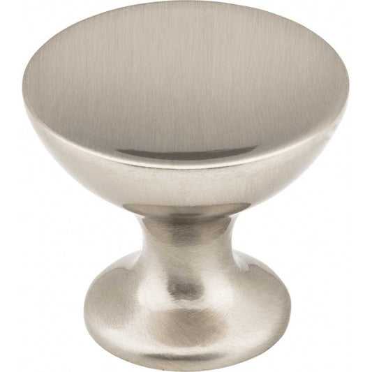 1-3/8" Overall Length Brushed Pewter Square Audrey Cabinet Knob