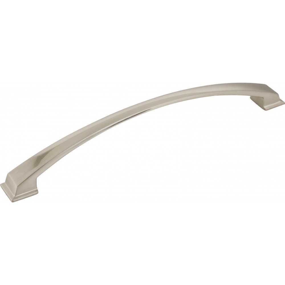 160 mm Center-to-Center Satin Nickel Flared Philip Cabinet Pull