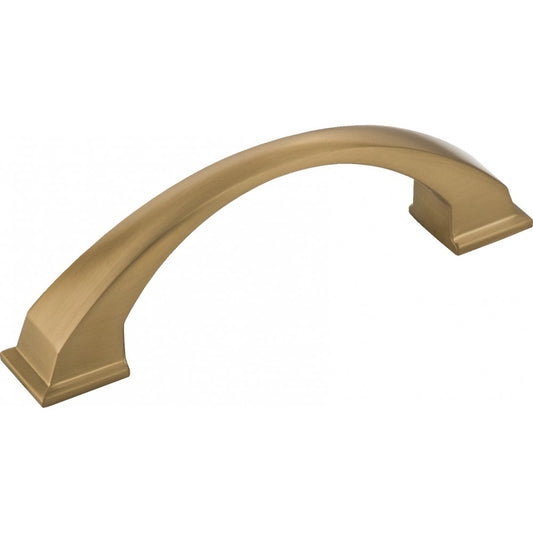96 mm Center-to-Center Satin Bronze Tiffany Cabinet Pull
