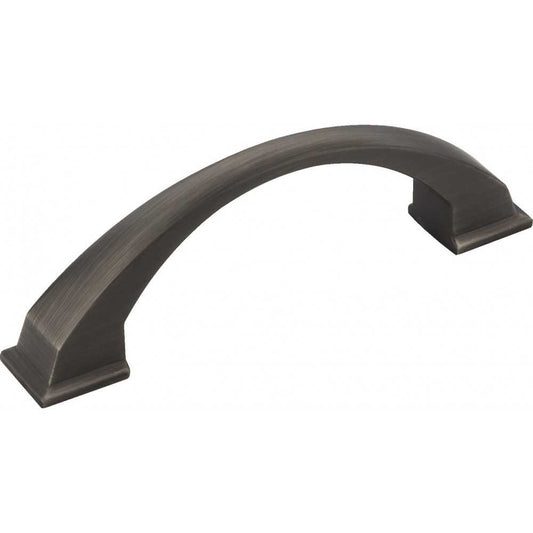96 mm Center-to-Center Polished Nickel Tiffany Cabinet Pull