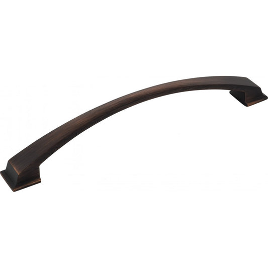 12" Center-to-Center Satin Bronze Arched Roman Appliance Handle