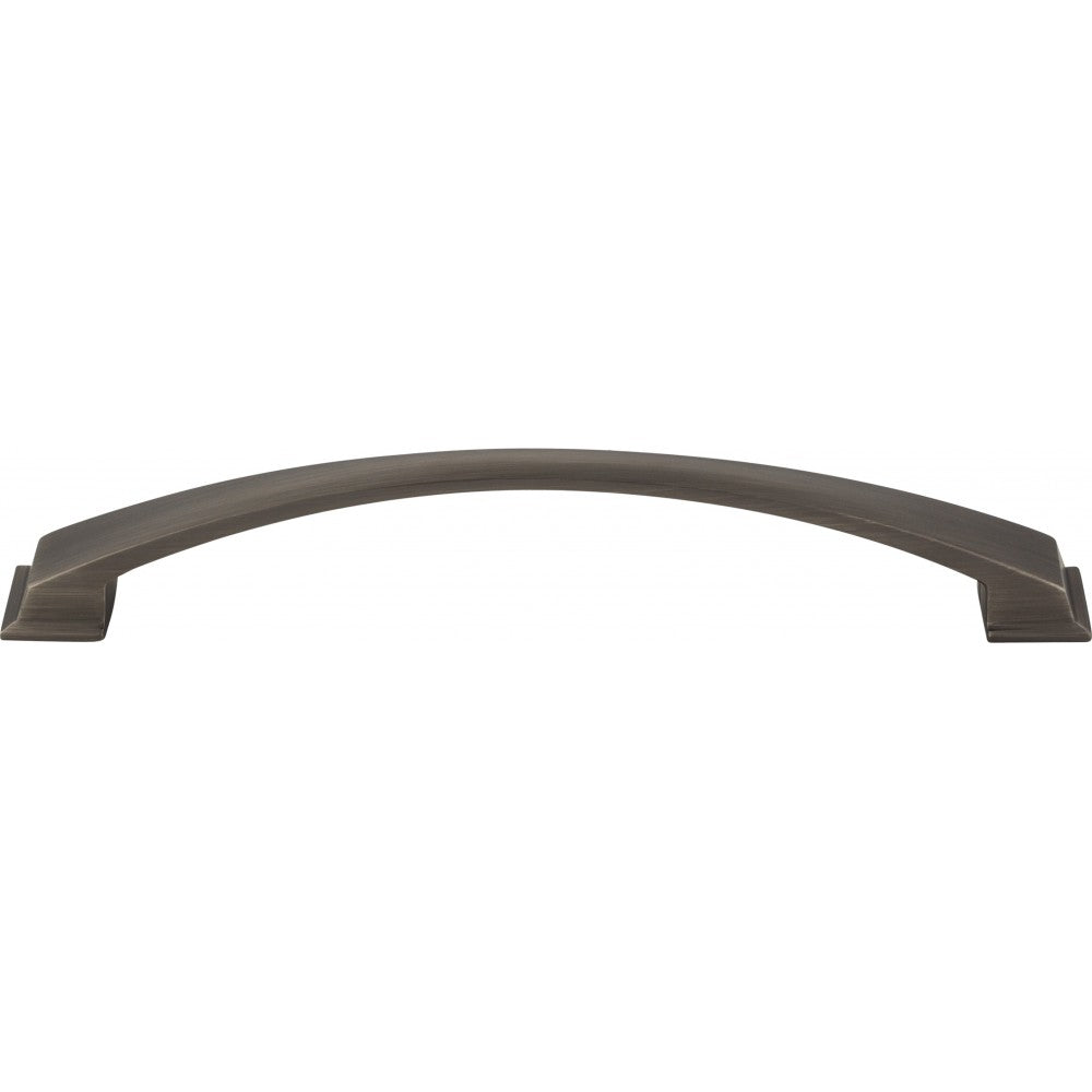 12" Center-to-Center Satin Nickel Arched Roman Appliance Handle