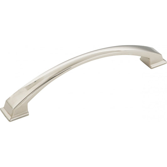 96 mm Center-to-Center Antique Brushed Satin Brass Lenoir Cabinet Cup Pull