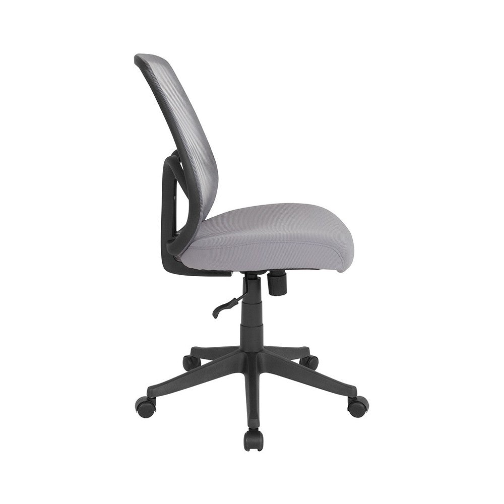 Salerno Series High Back Light Gray Mesh Office Chair
