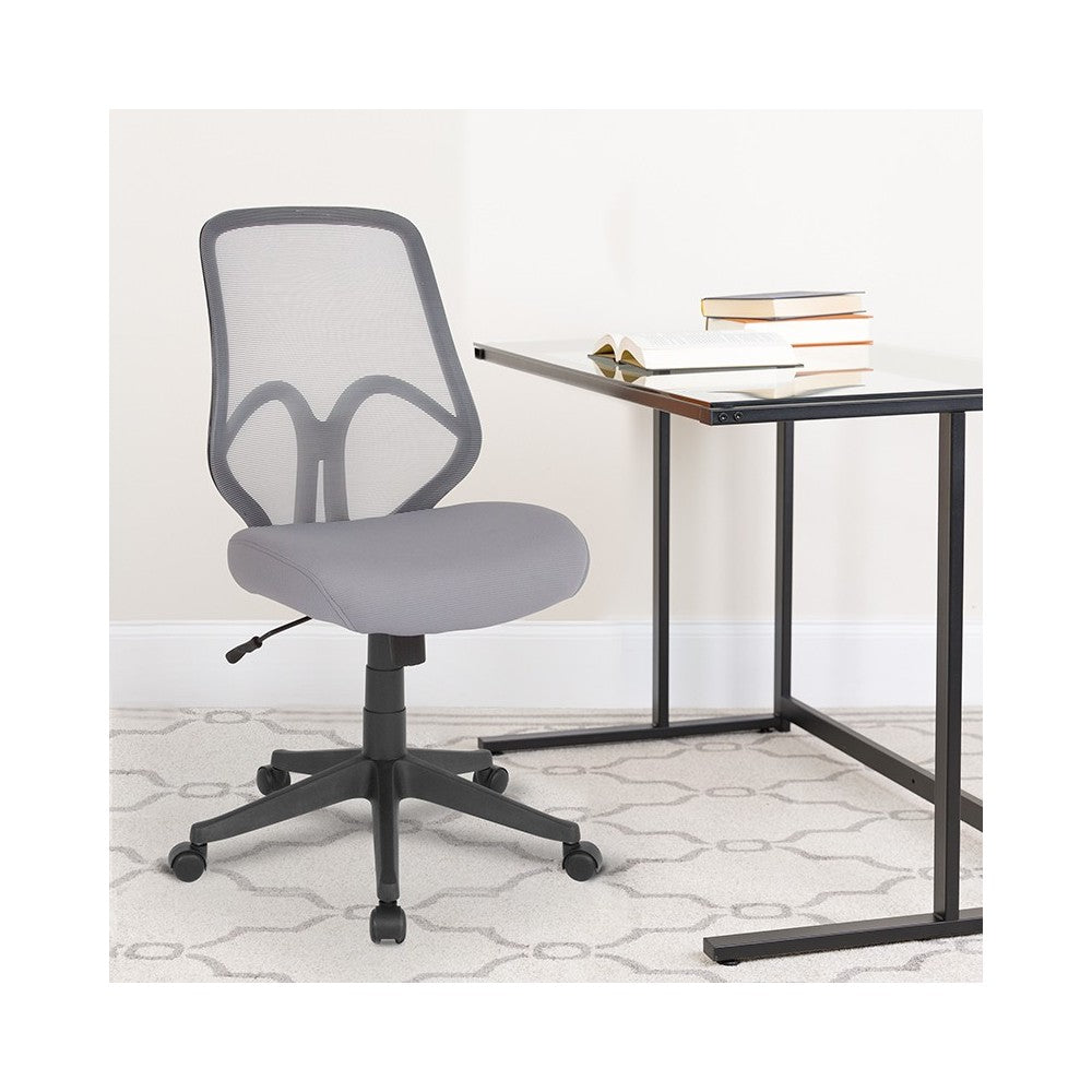 Salerno Series High Back Light Gray Mesh Office Chair