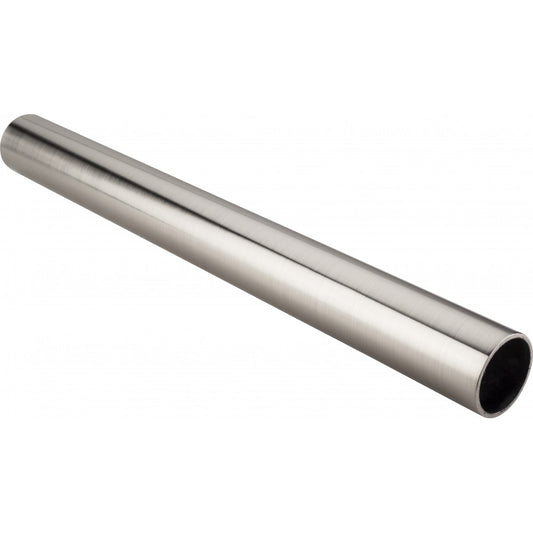 Satin Nickel 1-5/16" Diameter  x 8' Round Steel Closet Rod