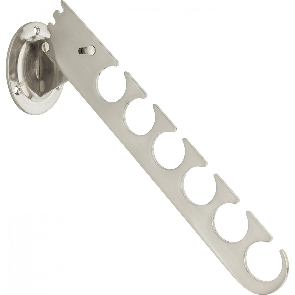 128 mm Center-to-Center Satin Nickel Ella Cabinet Pull