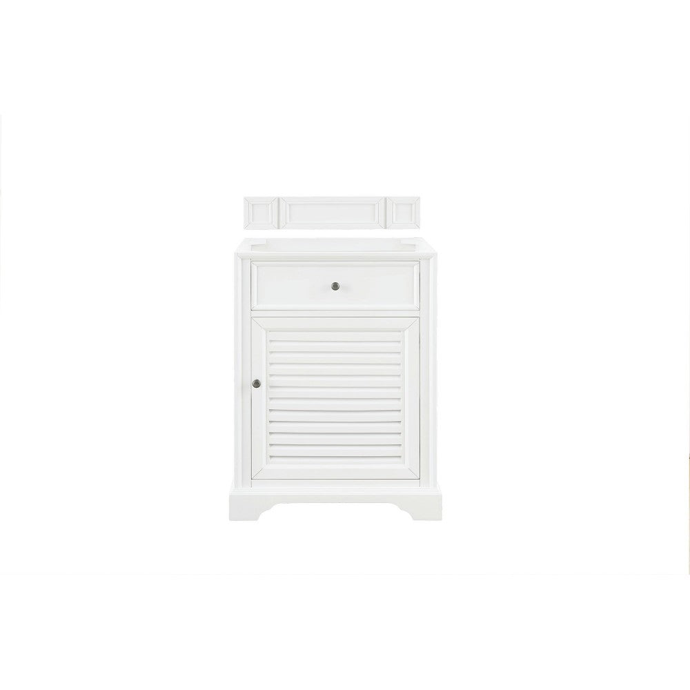 Savannah 26" Single Vanity Cabinet, Bright White