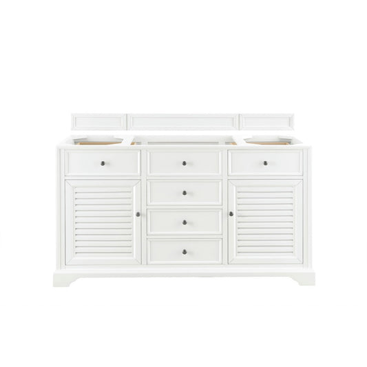Savannah 60" Single Vanity Cabinet, Bright White