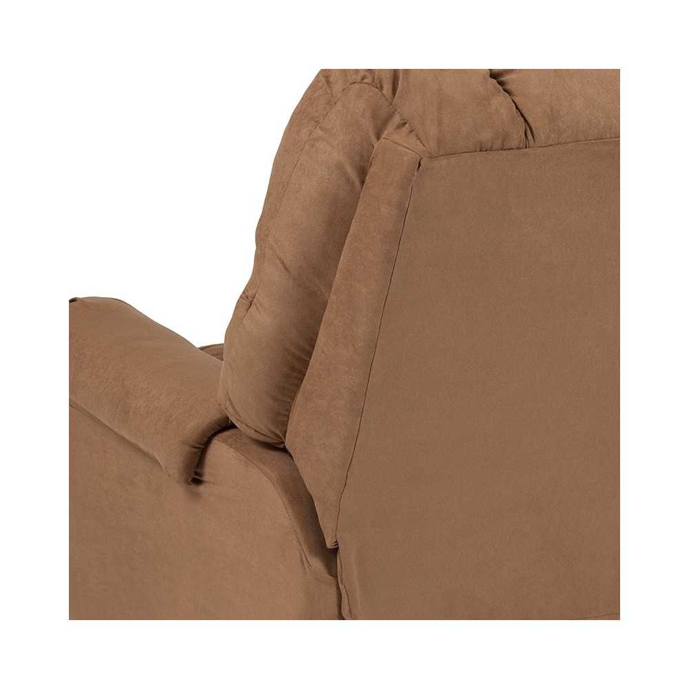 Sierra Camel Microfiber Rocker Recliner
