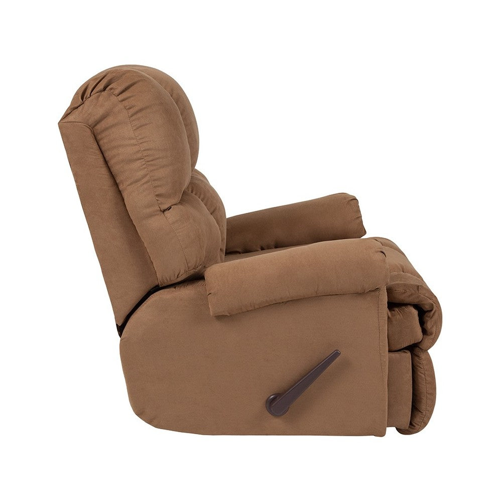 Sierra Camel Microfiber Rocker Recliner