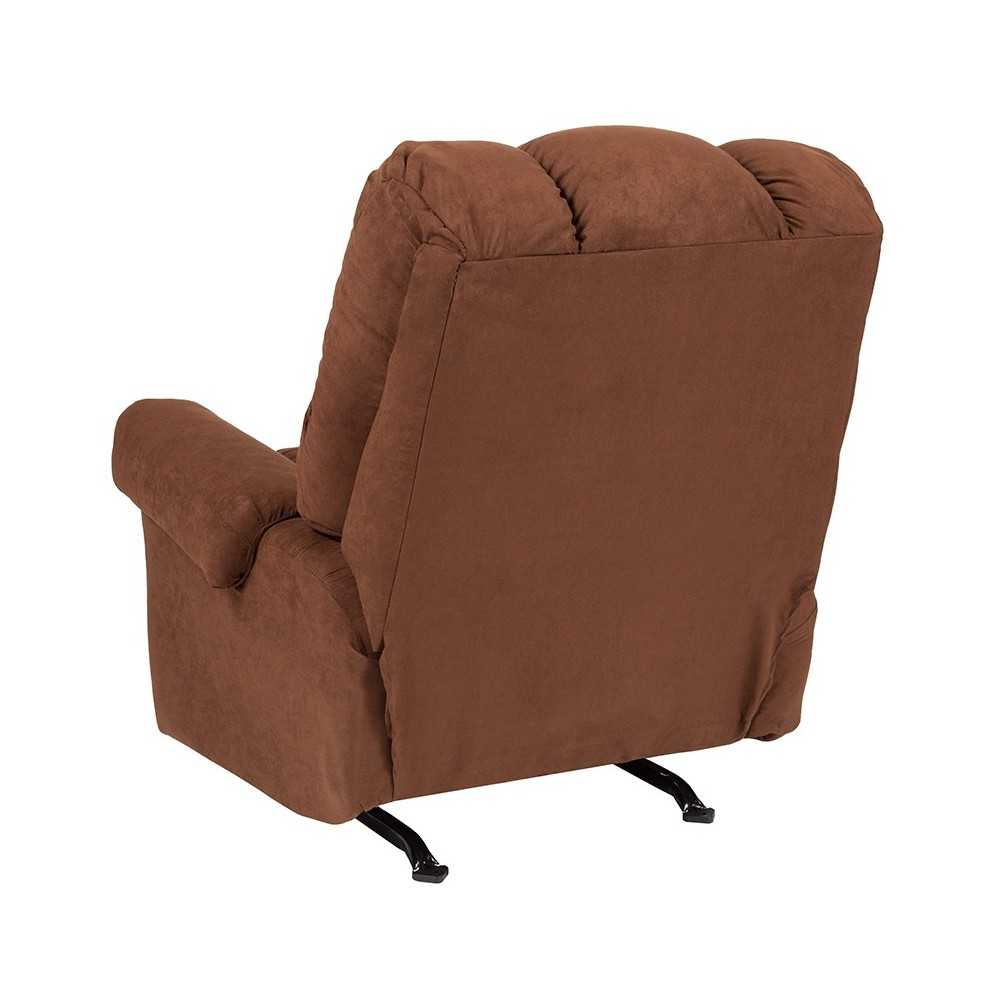 Sierra Chocolate Microfiber Rocker Recliner