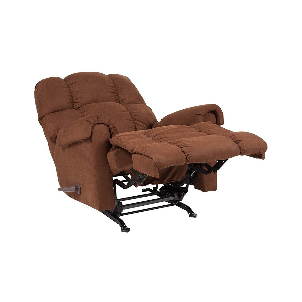 Sierra Chocolate Microfiber Rocker Recliner