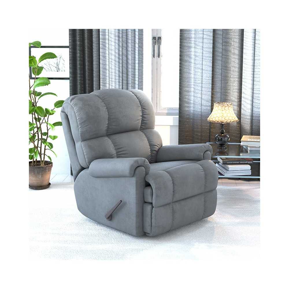 Sierra Graphite Microfiber Rocker Recliner
