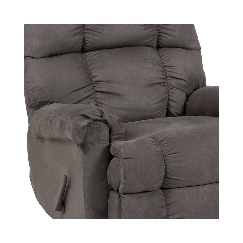 Sierra Graphite Microfiber Rocker Recliner