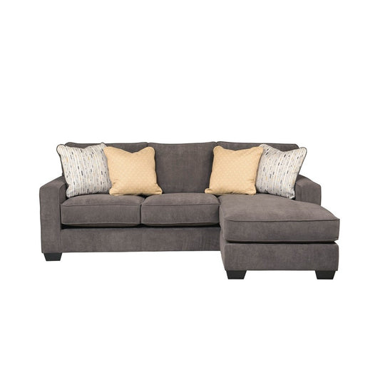 Signature Design by Ashley Hodan Sofa Chaise in Marble Microfiber