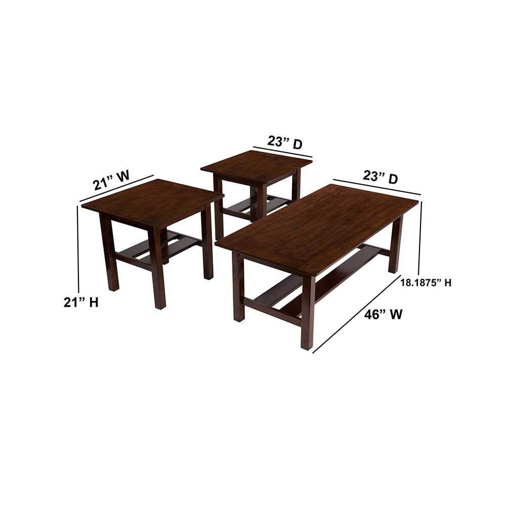 Signature Design by Ashley Lewis 3 Piece Occasional Table Set