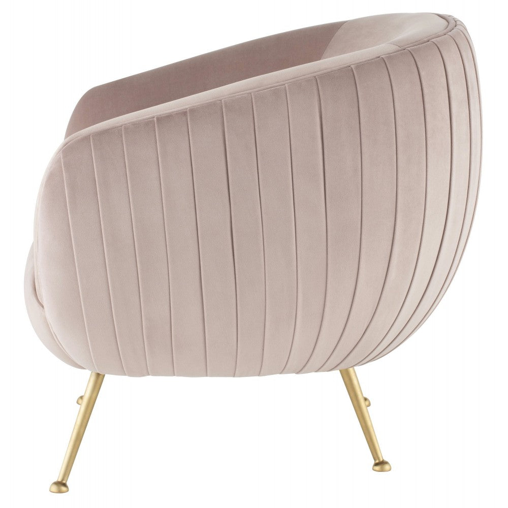 Sofia Blush Fabric Occasional Chair, HGDH130