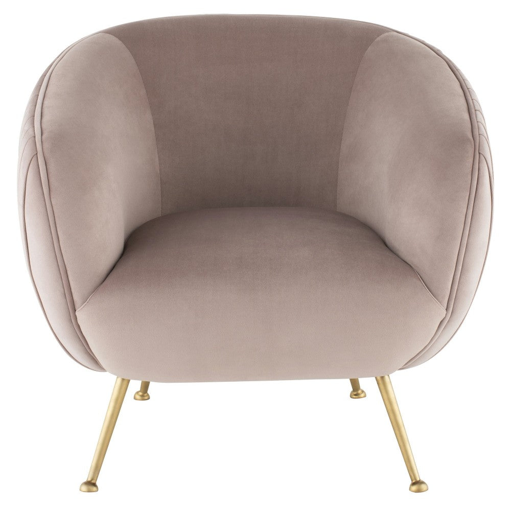 Sofia Blush Fabric Occasional Chair, HGDH130