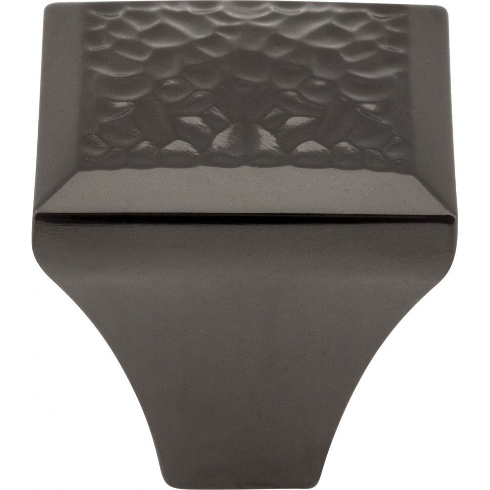 1-5/16" Overall Length Distressed Antique Silver Chesapeake Cabinet Knob