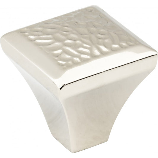 1-1/4" Overall Length Hammered Texture Cabinet Knob.