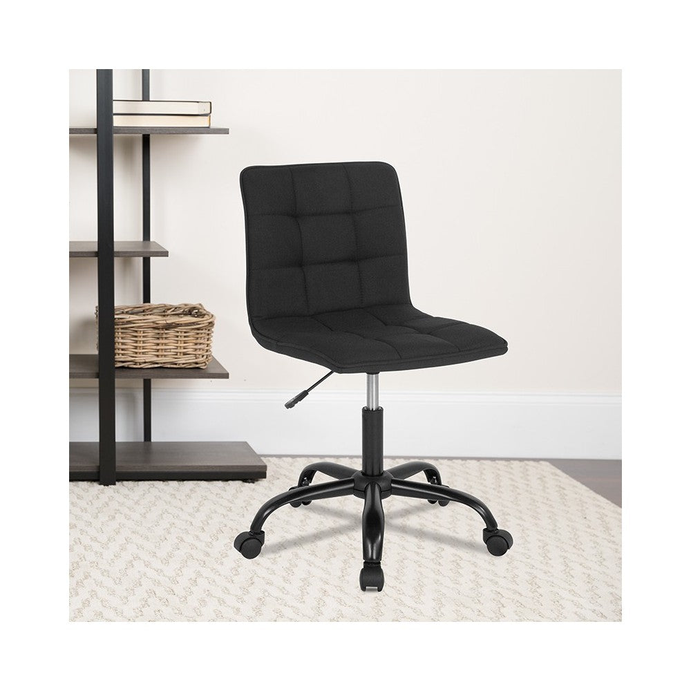Sorrento Home and Office Task Chair in Black Fabric